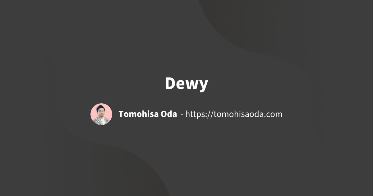 Dewy tomohisa oda